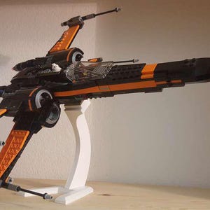 Supporto per modello Lego (X-Wing 75102) / Supporto Lego X-Wing / Display Lego