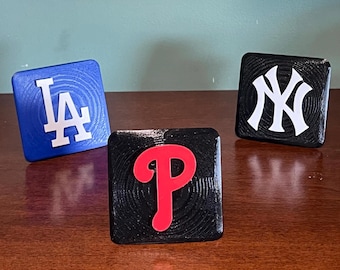 Phillies Logo Tow Hitch Cover | Tow Hitch Plug | Phillies Logo Tow Hitch Plug | Custom