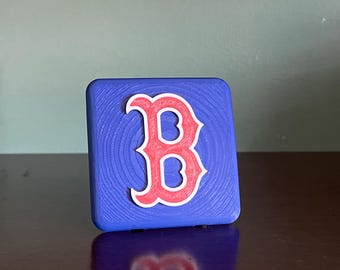 Boston RedSox Logo Tow Hitch Cover | Tow Hitch Plug | B RedSox Logo Tow Hitch Plug