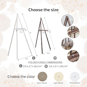 Rustic Wedding Easel Stand: Plywood Display for Welcome Sign or Photo ...