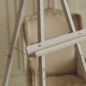 Wooden Easel - Wedding Sign Stand - Floor Easel For Welcome Sign - Large Art Display - Event Signage Holder