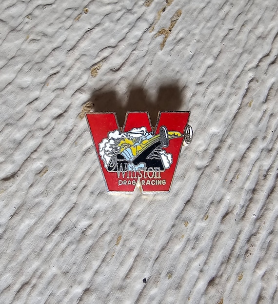 Vintage Winston 'W' Drag Racing Collectible Pin