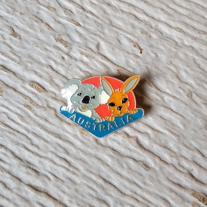 Vintage Koala and Kangaroo Australia Collectible Pin Souvenir Pin