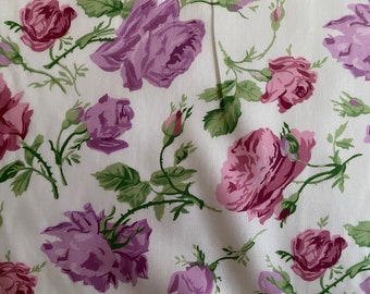 Organic Liberty Tana Lawn "PAINTERLY ROSE" A 0.50 metre