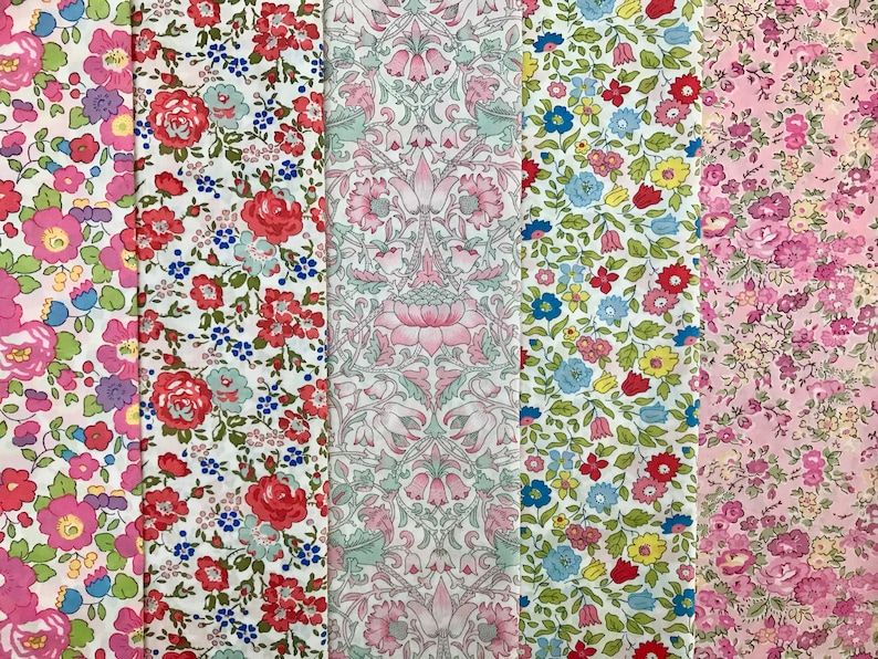 Liberty Tana Lawn selection of 12 x fat quarters ideal for patchwork and crafts choose your pieces!