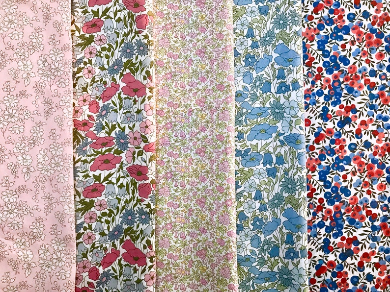 Liberty Tana Lawn selection of 12 x fat quarters ideal for patchwork and crafts choose your pieces!