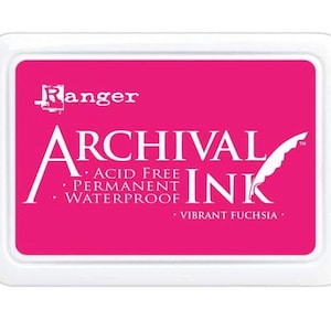 Ink pad for rubber stamping - Large // Archival ink Encor D’archives