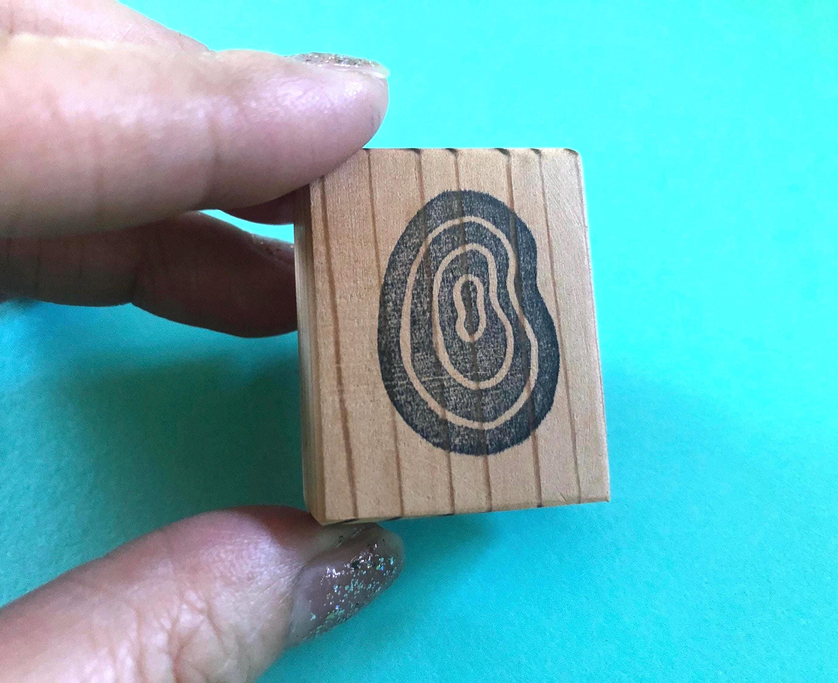 ウォーターリップルのゴム印/液体/形状/渦巻き/雨滴/水滴スタンプ/油滴/ニューロン/アメーバ/Happie stamps による手彫りのゴム印 -  Etsy 日本