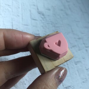 Tea party rubber stamps/Tea party themed birthday /tea cup and herbal tea bag// Hand carved and Hand crafted image 6
