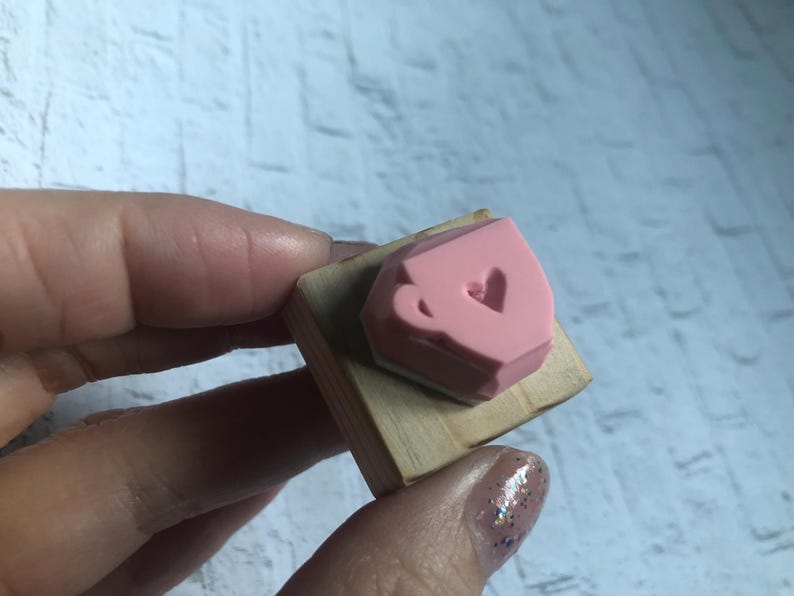 Tea party rubber stamps/Tea party themed birthday /tea cup and herbal tea bag// Hand carved and Hand crafted image 6
