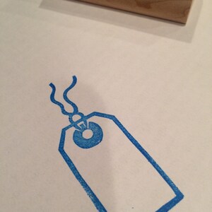 Tag rubber stamp//Messahe stamp//Address label stamp// Return address//to and from//Mail art//hand carved and hand crafted by Happie stamps