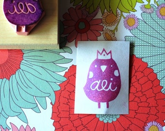 Personalized name stamp//Custom Birthday Gift for girls// Gift for teachers//  hand carved and hand crafted by HS