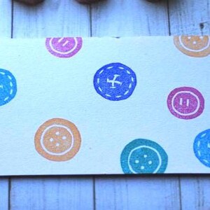 鳥のゴムスタンプで手作り// 手編み好きへのギフト/手芸好きのお母さんへの母の日プレゼント/愛を込めて手作りしたタグ/手縫い 画像 9