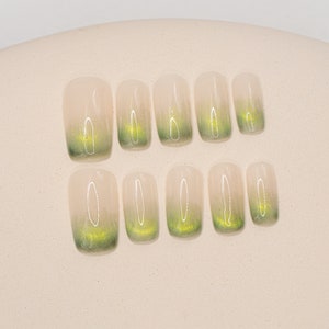 Natural Nails|Cute Nails|Fall Nails|Trendy Nails|Green Nails|Blush Nails|Cat Eye Nails|Ombre Nails|Aura Nails|Glass Nails|Long Square Nails