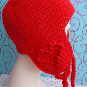 PATTERN - Lub You Earflap Hat - Digital Download