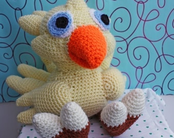 PATROON - gehaakte Chocobo - digitale Download