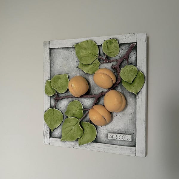 Ceramic Wall Tile of Apricots