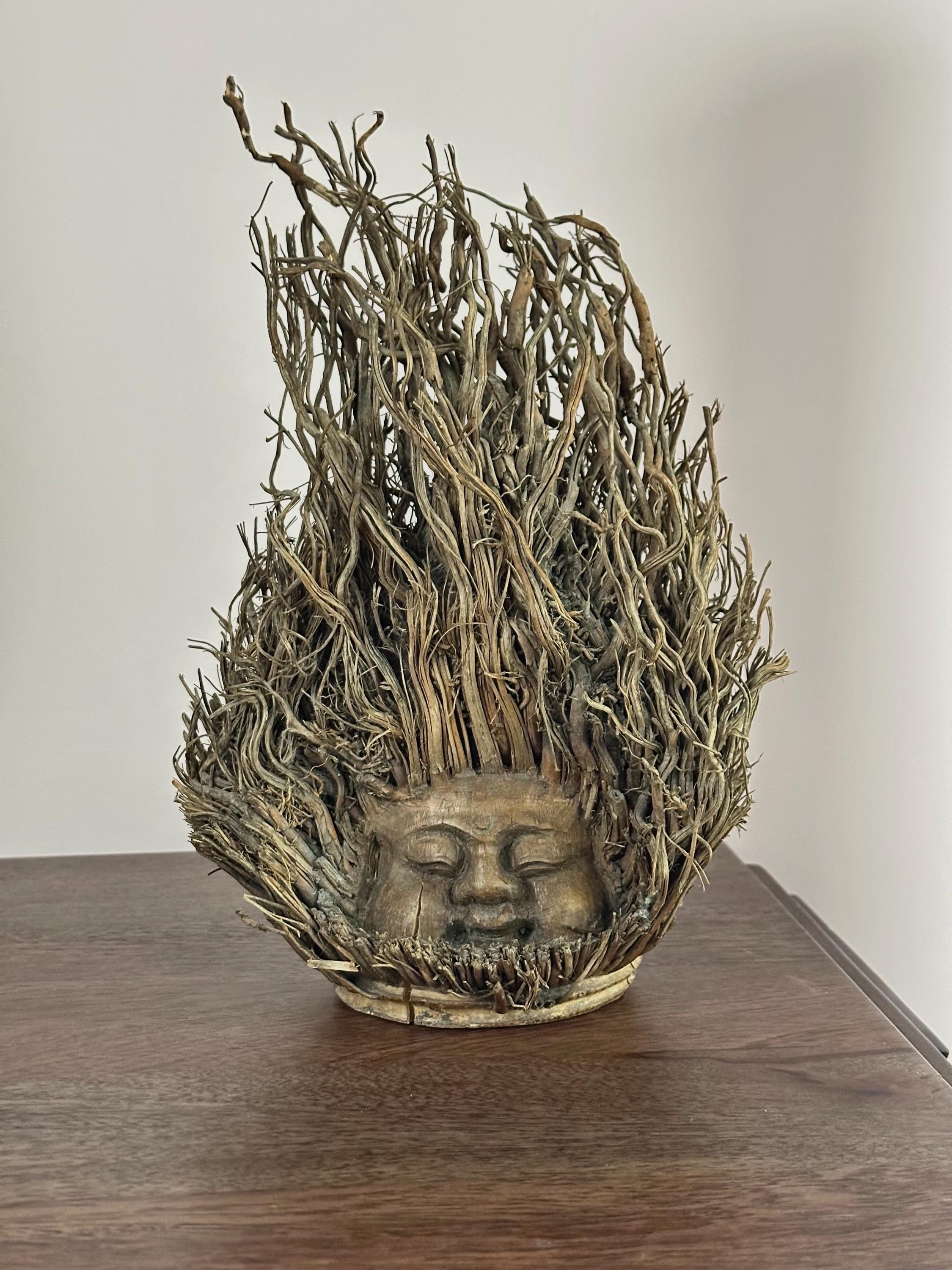 Pot à Pinceaux Bitong En Bambou Sculpté