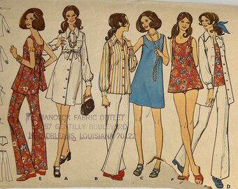 Vintage 1970s Butterick 5779 Size 10 Bust 32.5 Maternity Wardrobe Sewing Pattern
