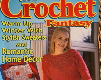 vintage Crochet Fantasy Magazine N° 130 Avril 1999