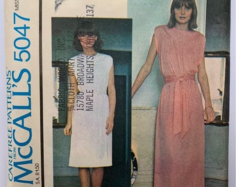 Vintage 1976 McCall’s 5170 Size M Bust 36-38 Misses' Dress Sewing Pattern