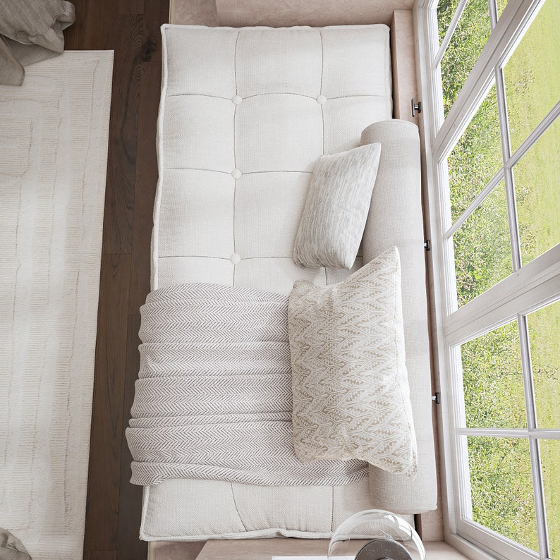 Add elegance to your seating with our Linen Bench Cushion. Soft and durable, it offers a classic look and comfortable support for any bench.