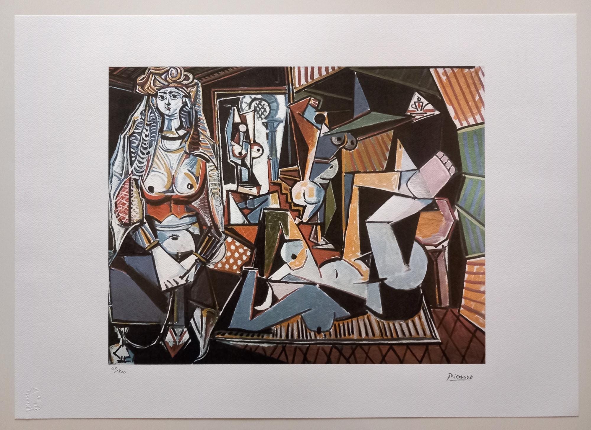 Picasso woman with book - Etsy 日本