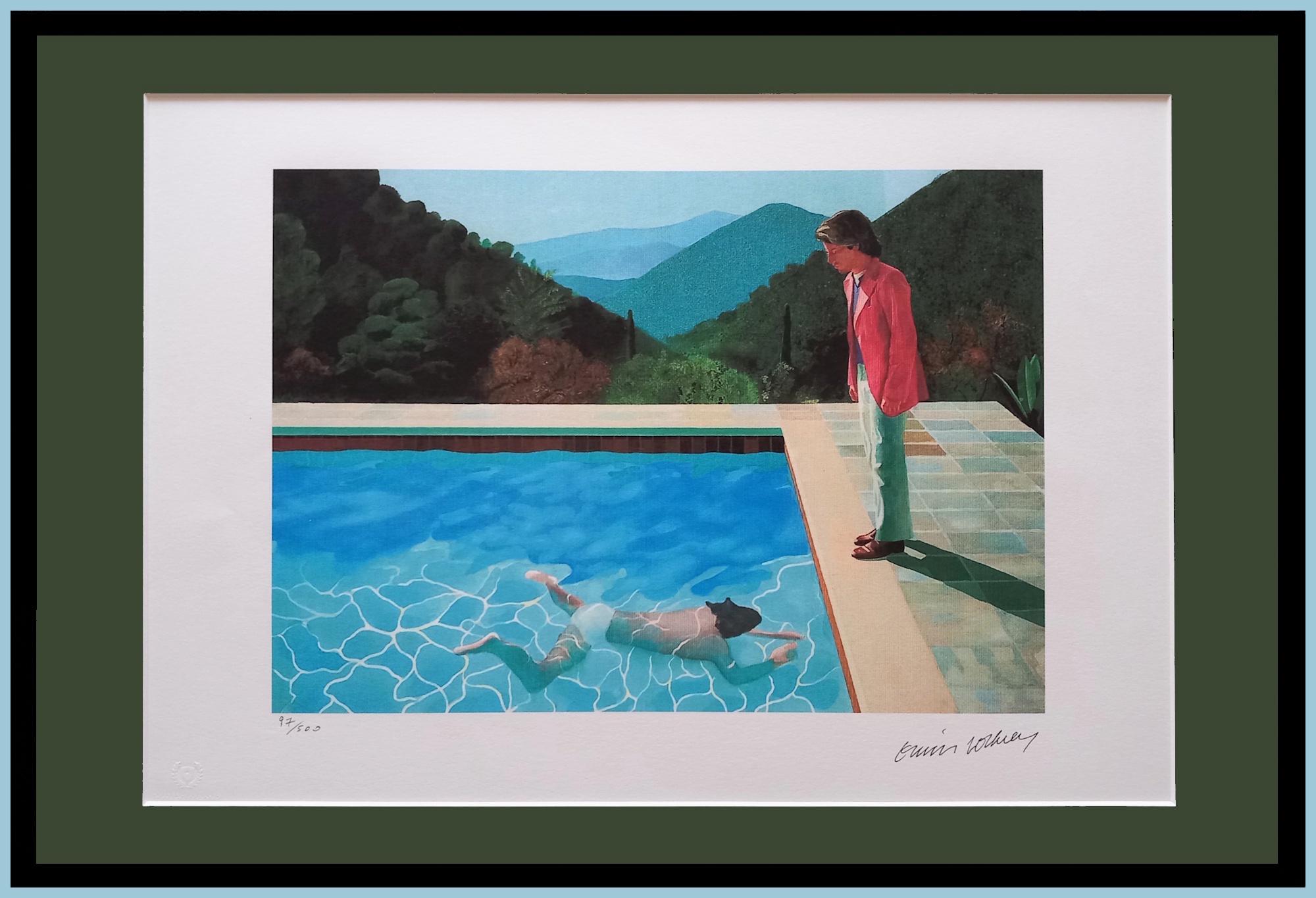 Lithographie Originale David Hockney Signée Et Numérotée à La Main – édition Limitée Avec Certificat (COA)