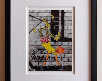 Thomas Baumgärtel – Pippi Longstocking - hand signed and framed