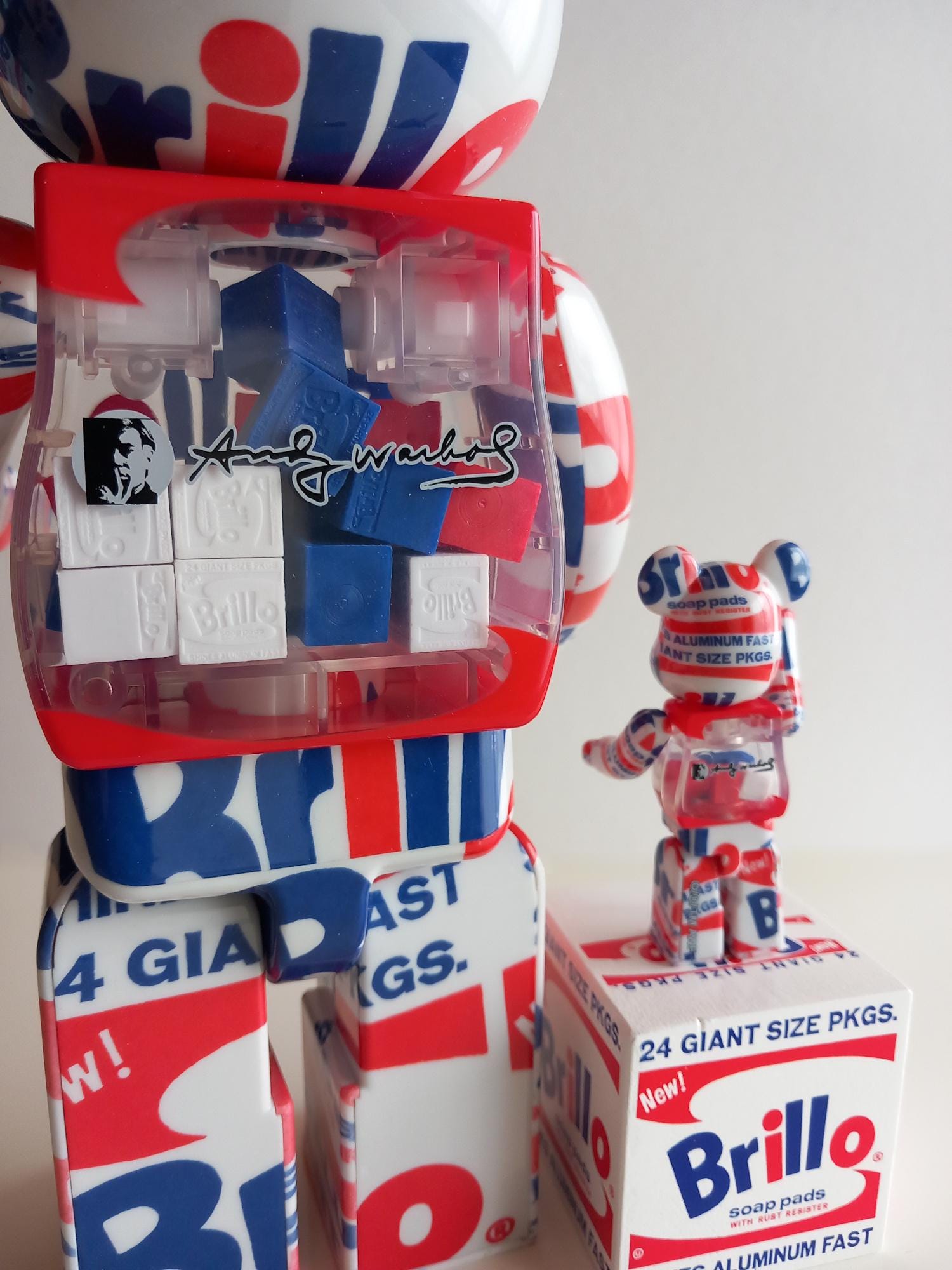 ベアブリック アンディ・ウォーホル『Brillo』100% & 400% セット MEDICOM TOY - BE@RBRICK ANDY WARHOL 