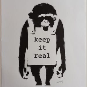 Banksy – Lithography - Keep It Real