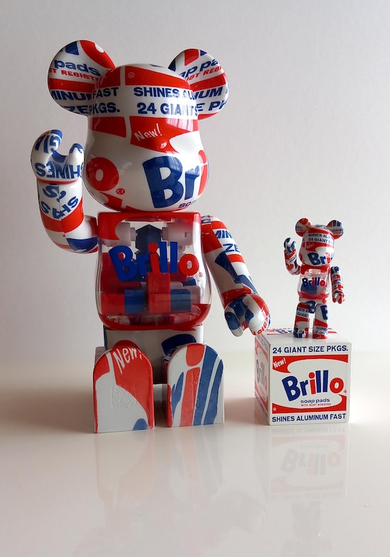 ミリタリー Bearbrick ANDY WARHOL Brillo 2022 1000% ミリタリー Bearbrick ANDY WARHOL Brillo 2022 1000
