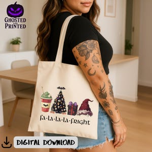 Spooky Christmas PNG: Goth Holiday Clipart, Horror Xmas Design (Digital Download)