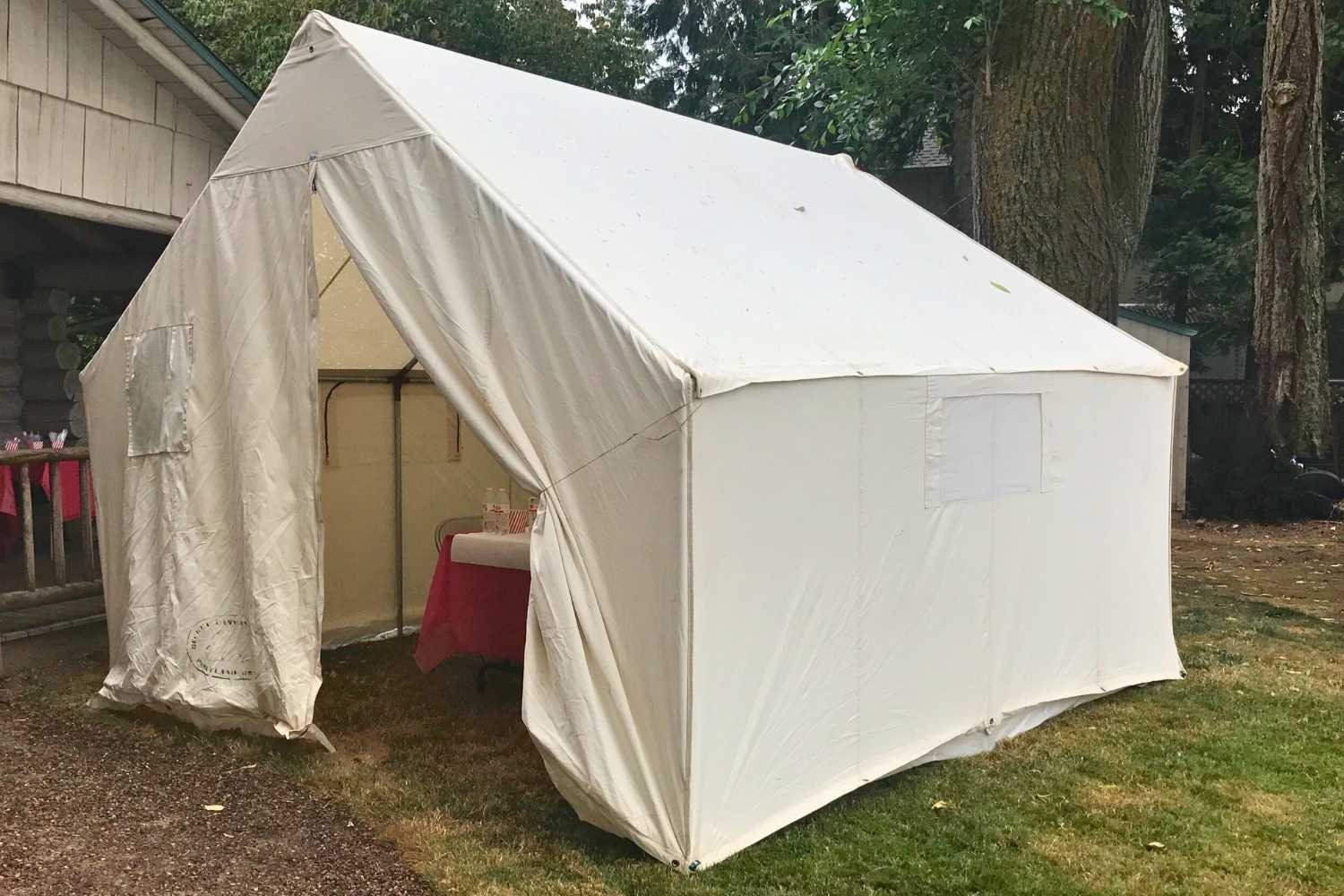 arb simpson tent Series III Rooftop and Annex Combo – ToyotaPowered Color:Nantucket 20' x 18' Steel Unfolding in mini pick open