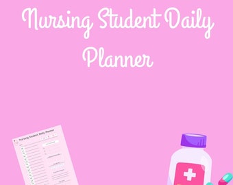 Nursing Student Daily Planner