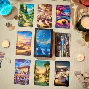 The Places Oracle Deck voor spirituele begeleiding en zelfontdekking, 83 Oracle-kaarten met trefwoorden voor het verduidelijken van intuïtieve paranormale metingen