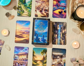The Places Oracle Deck for Spiritual Guidance and Self-Discovery, 83 Oracle Cards with Keywords for Clarifying Intuitive Psychic Readings