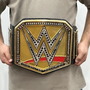 Undisputed Championship Belt: Custom Replica, Heavy-Duty Leather, Adult Size