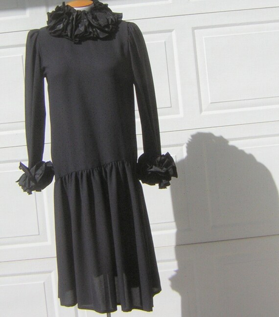 Gothic Cocktail Dress - Mr. Mort Channels Wednesd… - image 3