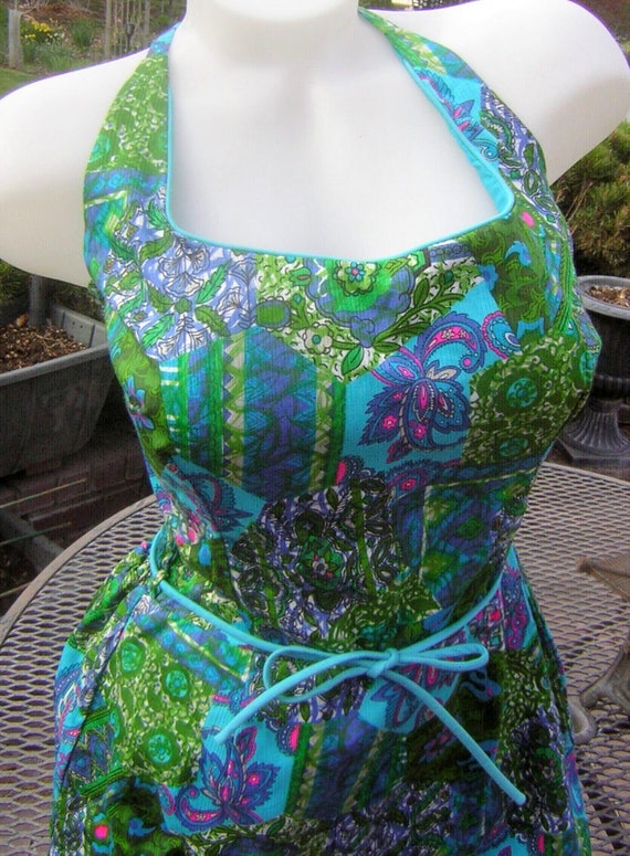 Vintage 60s Swim Suit Bathing Suit Play Suit Rompe