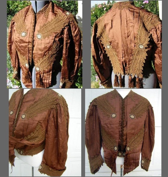 Antique Edwardian Jacket from Walking Suit with O… - image 8