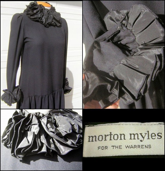 Gothic Cocktail Dress - Mr. Mort Channels Wednesd… - image 5