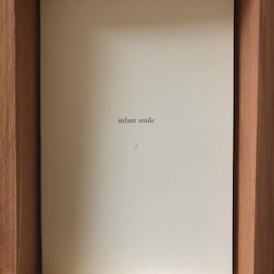 infant smile – Handmade Limited Edition Poetry Book (Only 4 Left!)