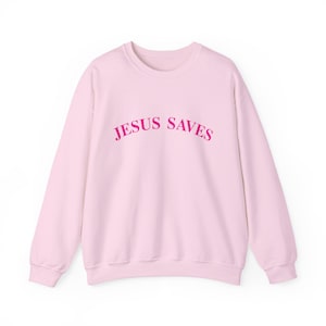 JESUS SAVES - crewneck sweatshirt