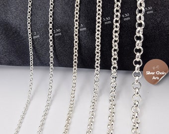 Sterling silver belcher bracelet with bolt ring clasp. Sterling silver belcher bracelet with bolt ring clasp.