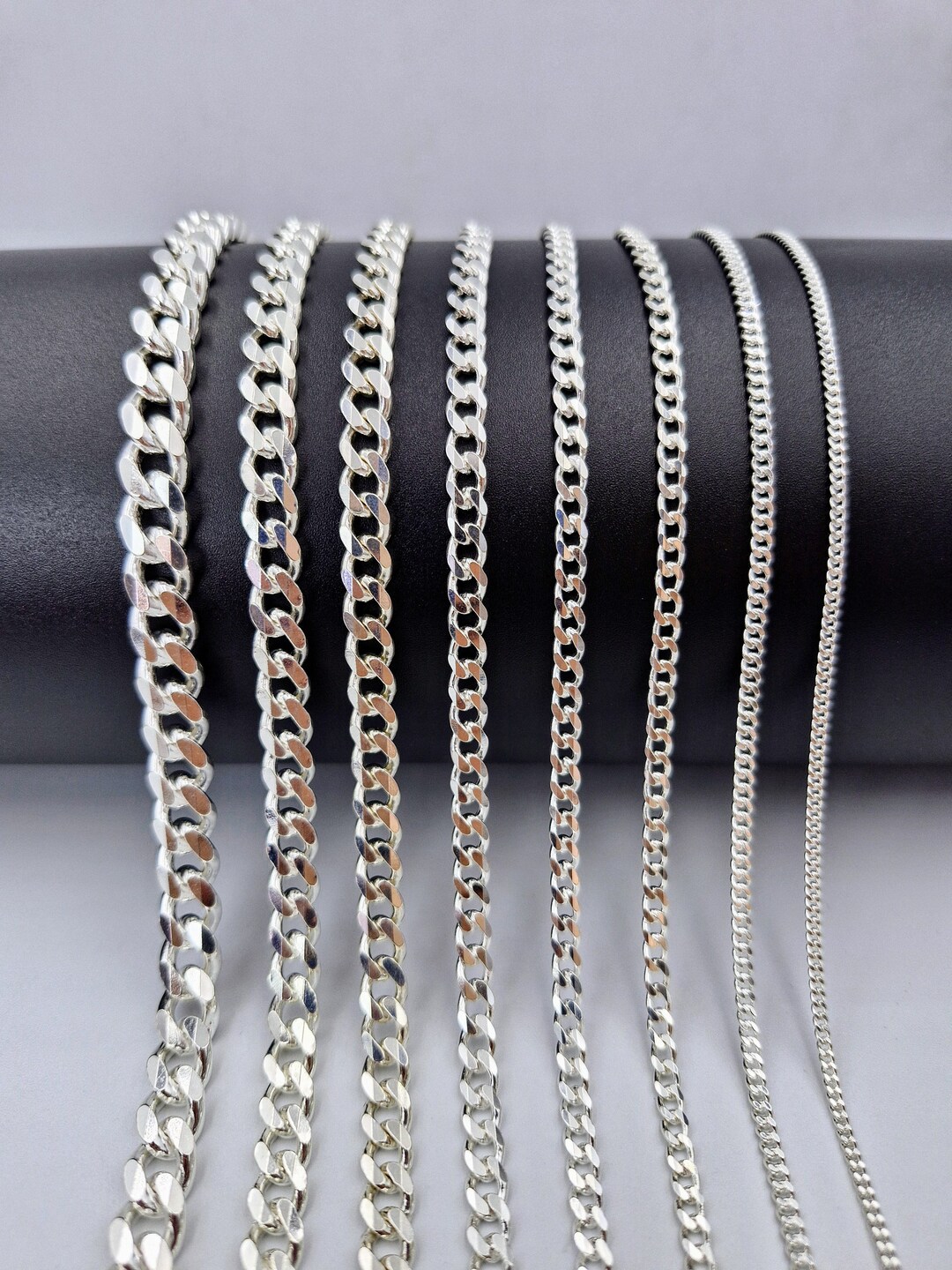 Silver Chain 925 Sterling Silver Curb Chain Chain For Men And Women 
