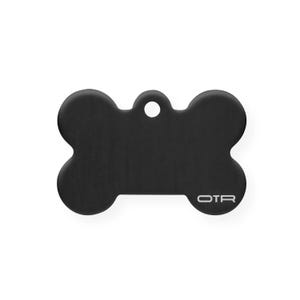 bone dog id tag