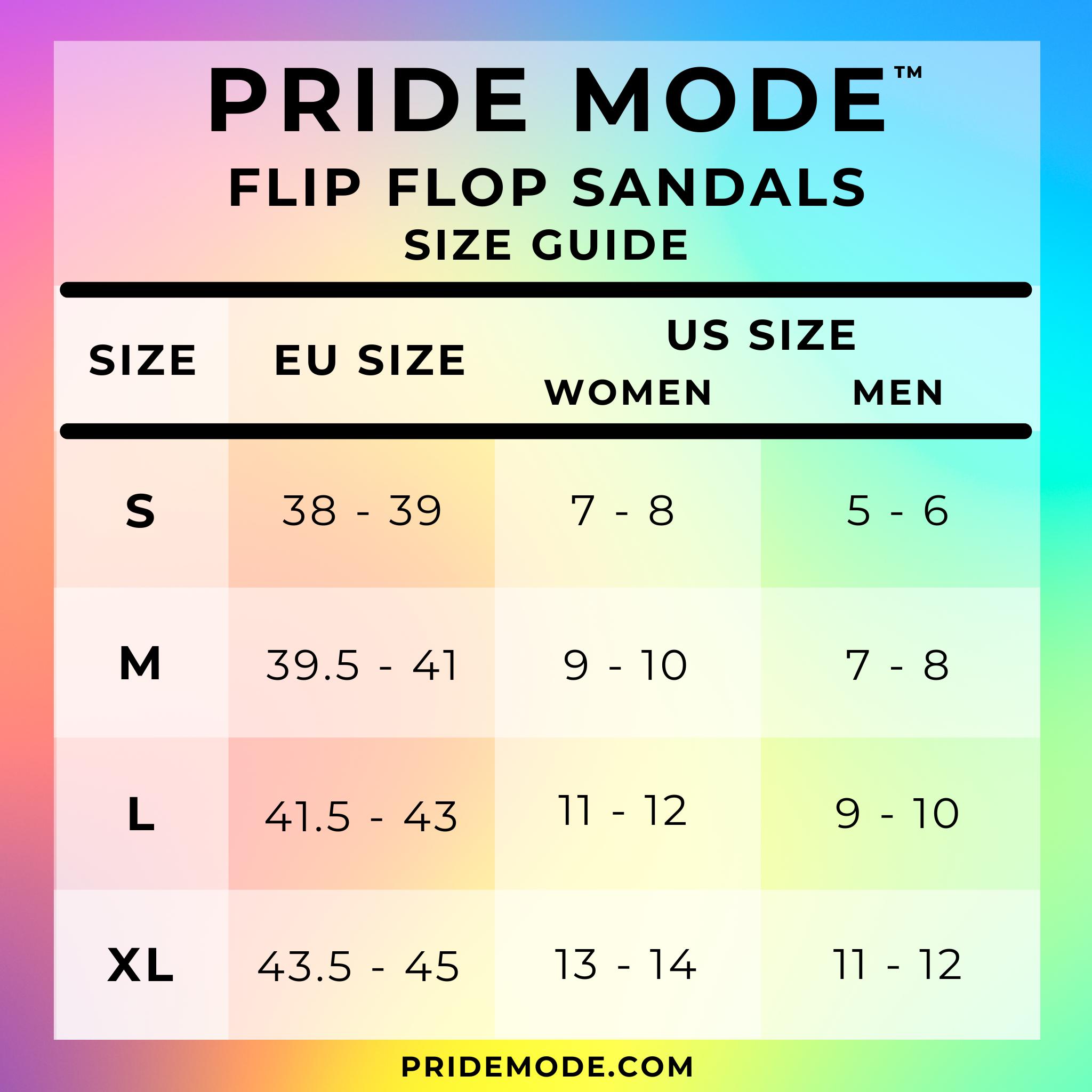 Identity In Store Flops Genderflux Pride Ombre Flip Flops | Subtle Nonbinary Identity Gradient ...