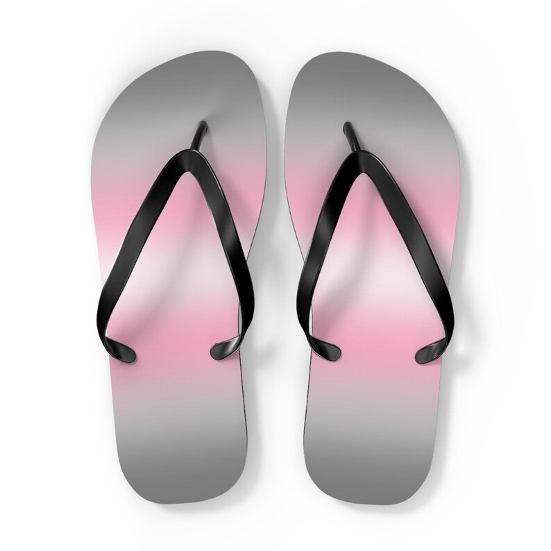 Identity In Store Flops Demigirl Pride Ombre Flip Flops | Subtle Nonbinary Identity Aesthetic ...