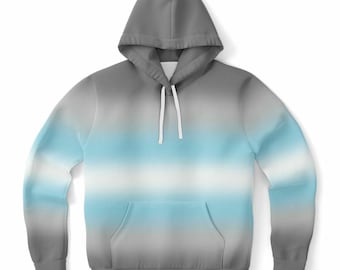 Sudadera con capucha Demiboy Pride Ombre – Masc Genderfluid Nonbinary Flag Gradient Gender Neutral Streetwear